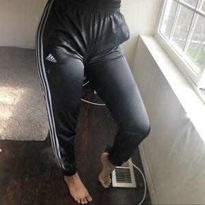 high waisted adidas track pants